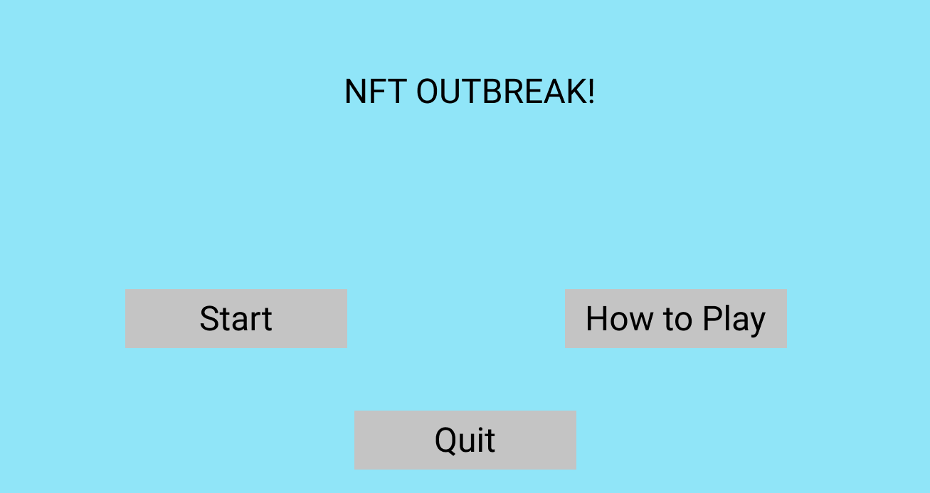 NFT Outbreak Main Menu